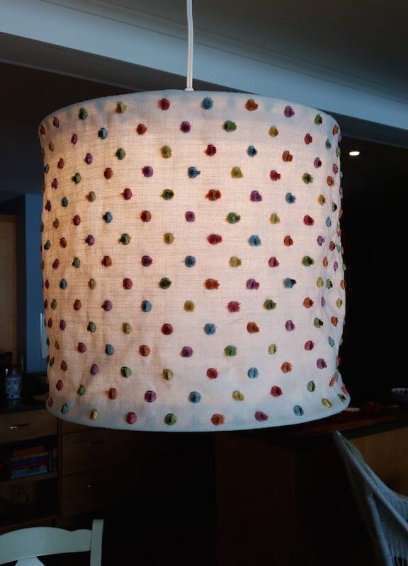 Lamp Shades Made by a Customer with a Great Eye!