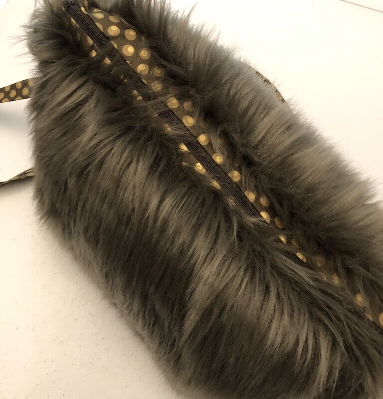 Love my Fuzzy Monster Bag!