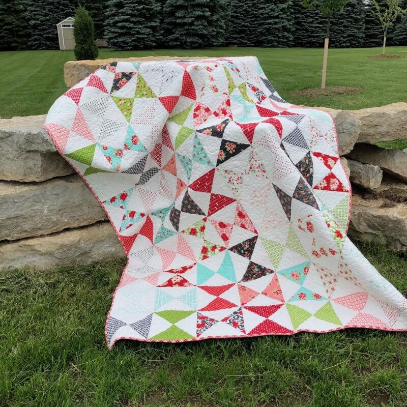 The Always Dependable Hourglass Quilt